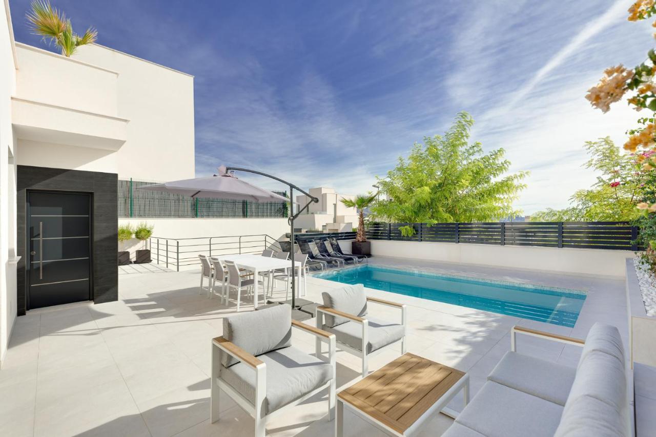 Villa Blanka, Amazing Villa With Hot Tube & Heated Pool In Polop, Alicante Esterno foto